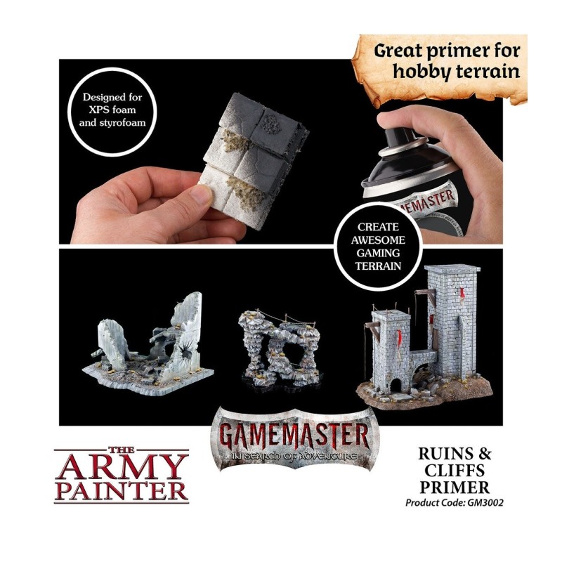 Imprimación Colour Primer – GameMaster Terrain Primer: Ruins & Cliffs - The Army Painter
