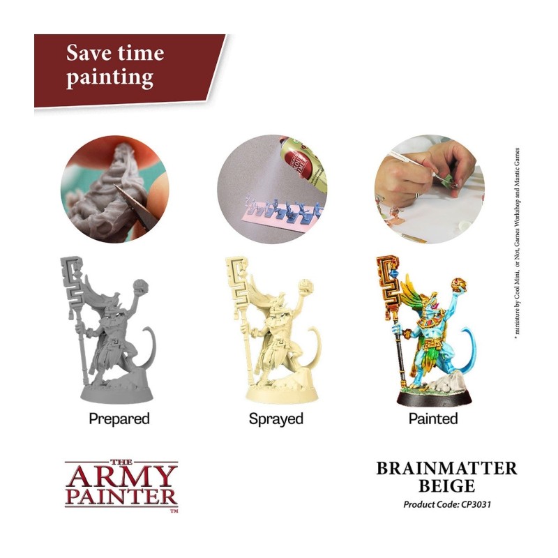 Imprimación Colour Primer – Brainmatter Beige - The Army Painter