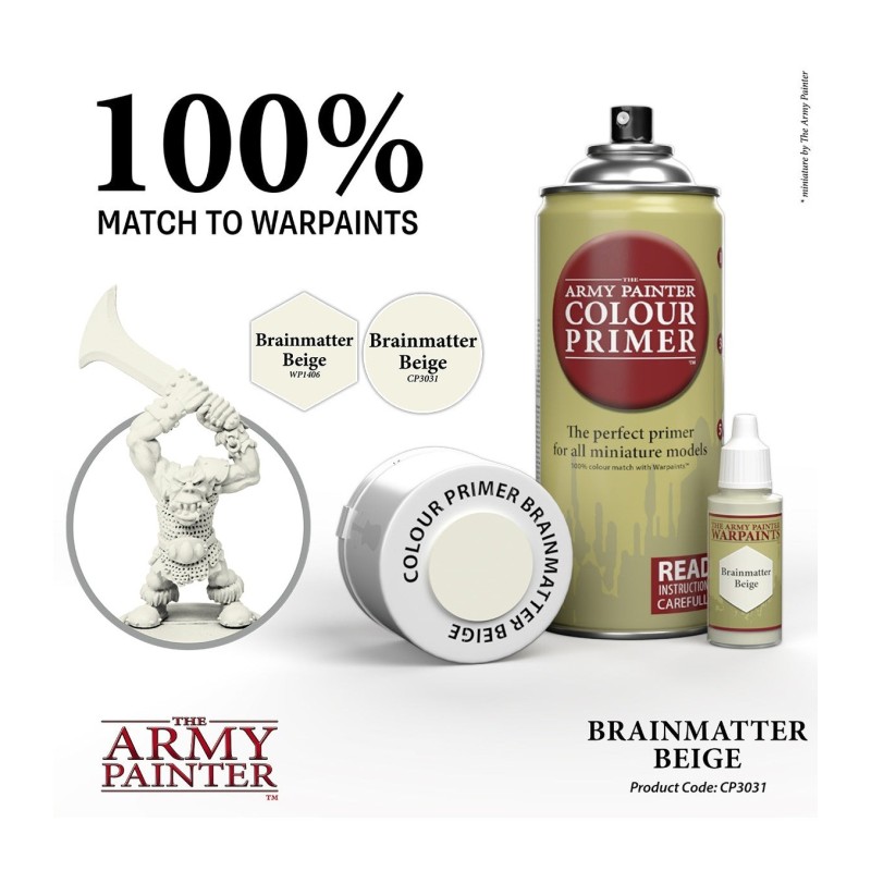 Imprimación Colour Primer – Brainmatter Beige - The Army Painter