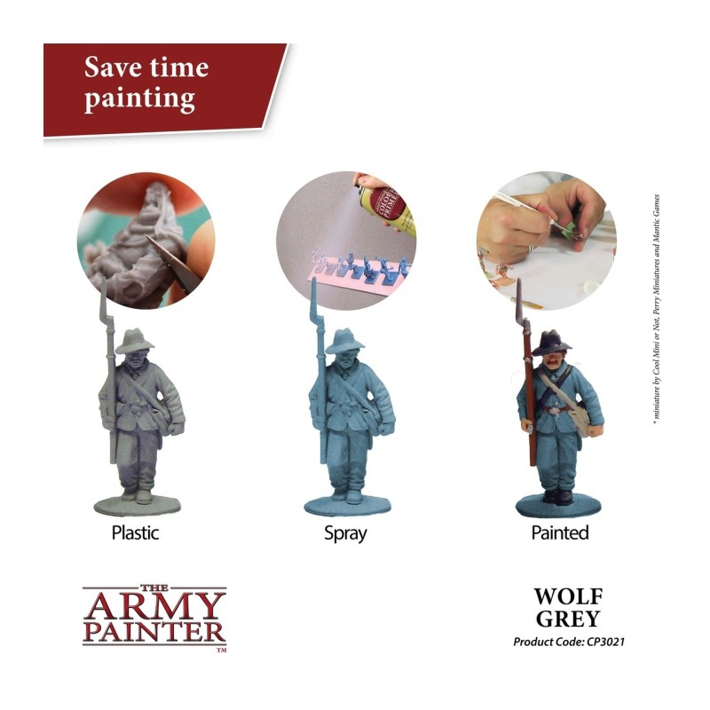 Imprimación Colour Primer – Wolf Grey - The Army Painter