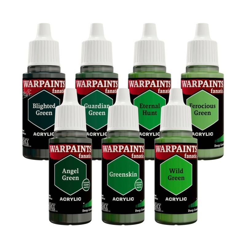 Pintura Warpaints – Flexible Triad PLUS+: Deep Greens - The Army Painter