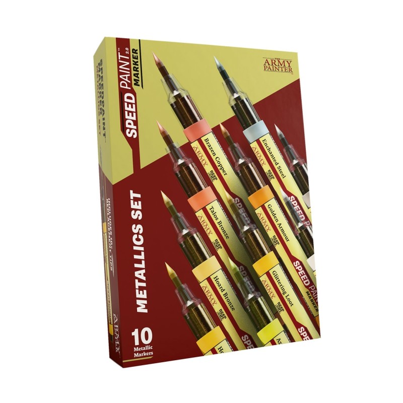 Set Speedpaint Marker – Metallics Set - The Army Painter