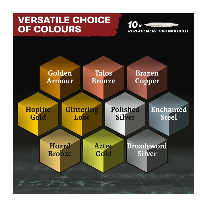 Set Speedpaint Marker – Metallics Set - The Army Painter