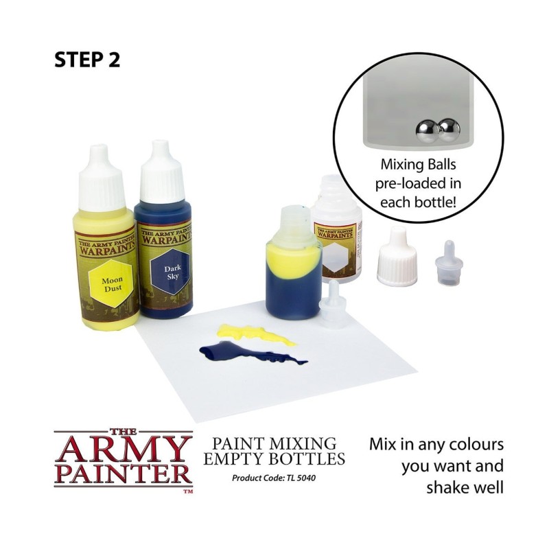 Herramienta modelismo – Paint Mixing Empty Bottles - The Army Painter