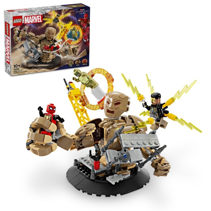 LEGO-76280 Spiderman vs. Sandman: Batalla Final