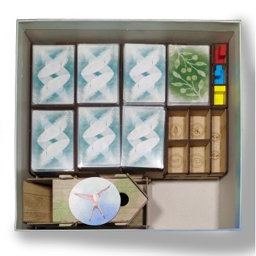Inserto Compatible Con WINGSPAN (Base + Expansión Europea + Expansión Oceanía)