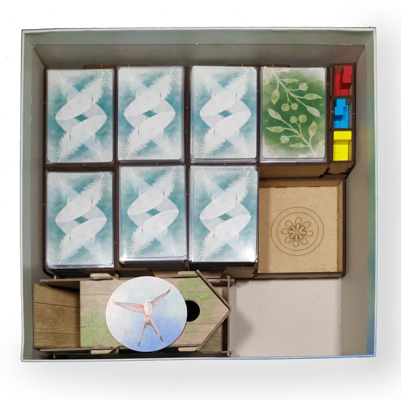 Inserto Compatible Con WINGSPAN (Base + Expansión Europea + Expansión Oceanía)