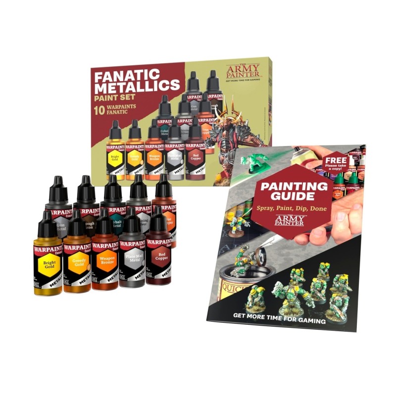 Set – Warpaints Fanatic: Metallics Set - The Army Painter