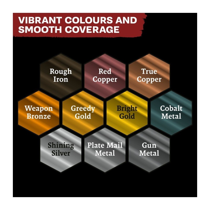 Set – Warpaints Fanatic: Metallics Set - The Army Painter