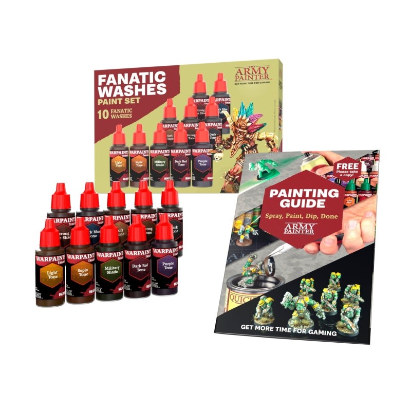 Wash Warpaints – Fanatic: Washes Paint Set - The Army Painter
