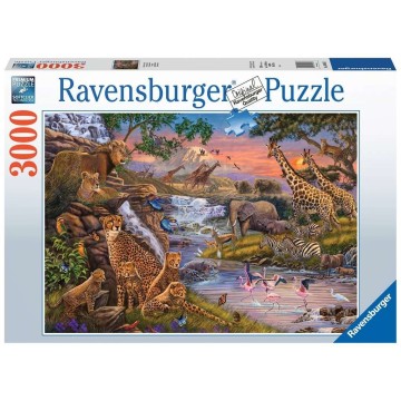 Puzzle 3000 Pz: El reino animal