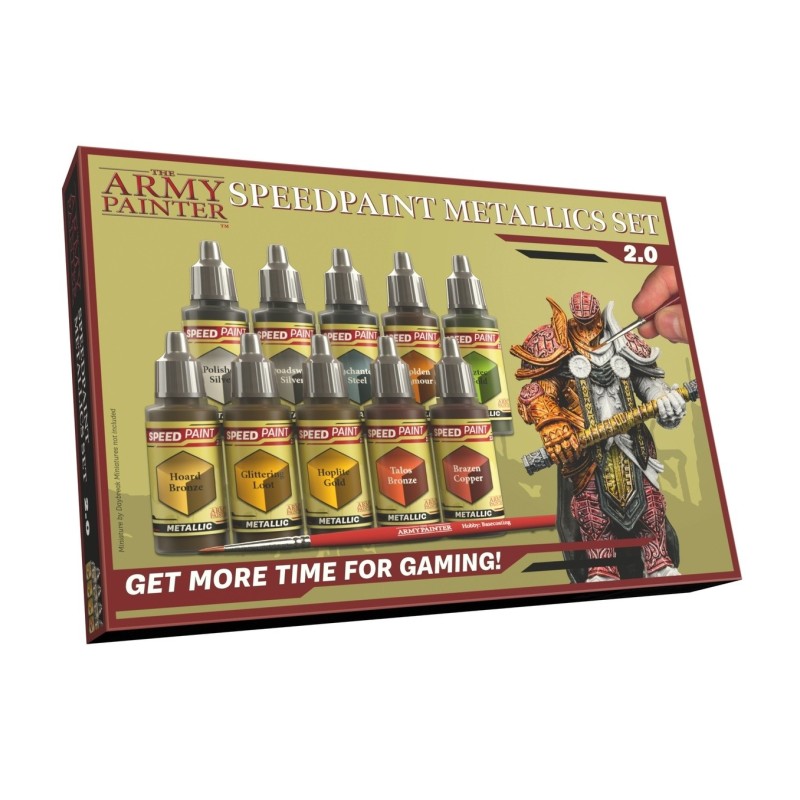 Set pintura Speedpaint – Metallic Set 2.0 - The Army Painter