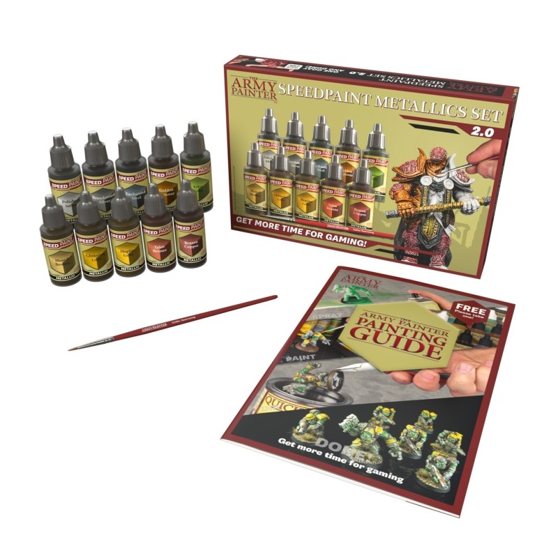 Set pintura Speedpaint – Metallic Set 2.0 - The Army Painter