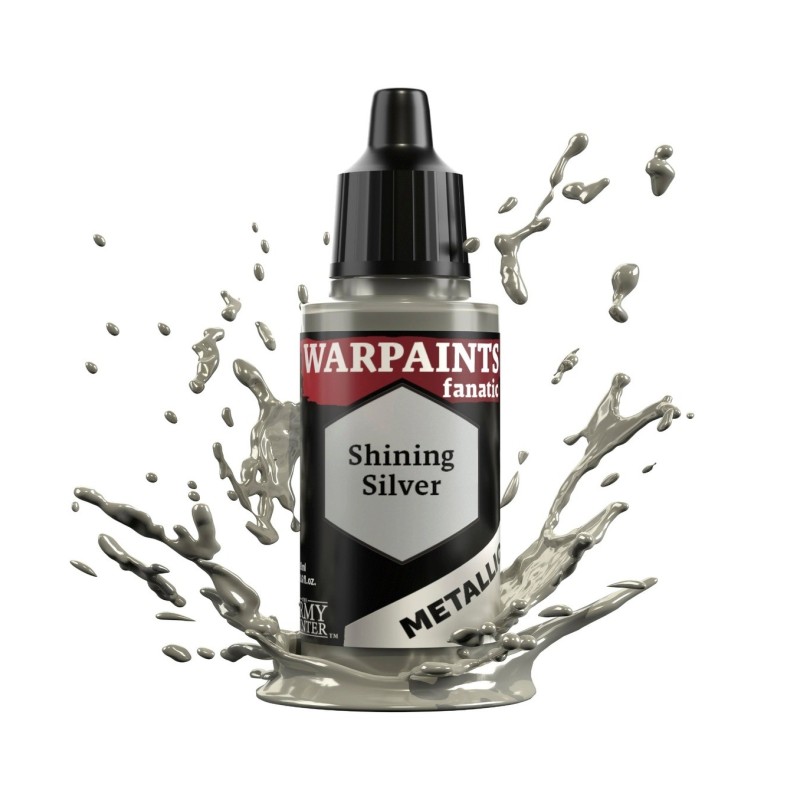Pintura Warpaints Fanatic – Metallic: Shining Silver - The Army Painter