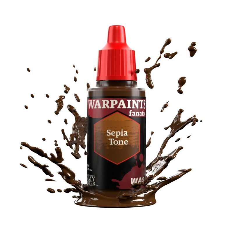 Wash Warpaints – Fanatic Wash: Sepia Tone - The Army Painter