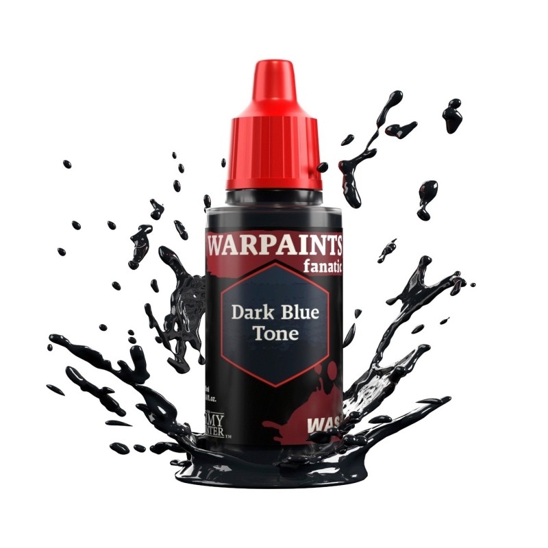 Wash Warpaints – Fanatic Wash: Dark Blue Tone - The Army Painter