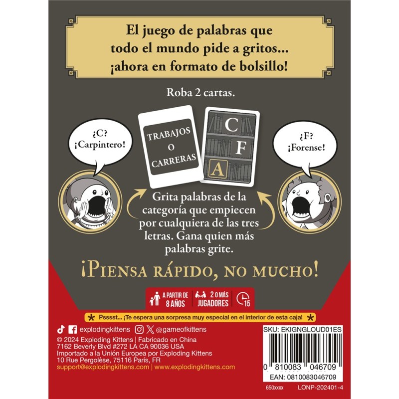 Bibliotecarios Gritones Grab & Game