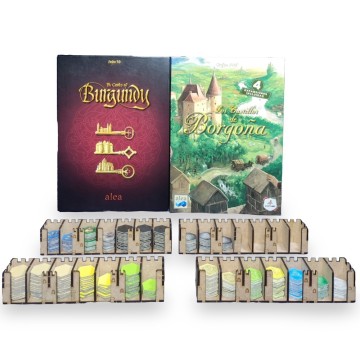 Inserto Compatible con LOS CASTILLOS DE BORGOÑA (Edición Maldito Games o Edición 20 aniversario)