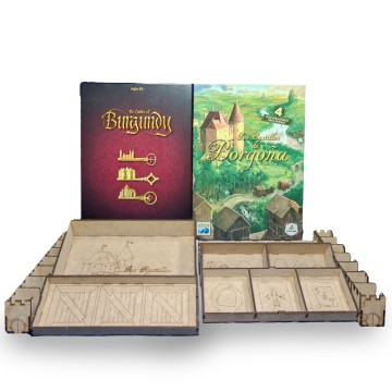 Inserto Compatible con LOS CASTILLOS DE BORGOÑA (Edición Maldito Games o Edición 20 aniversario)
