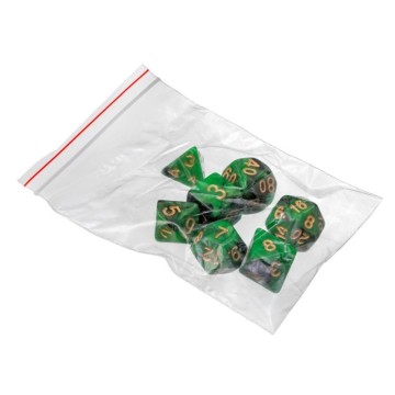 Set dados (7) Oblivion verde