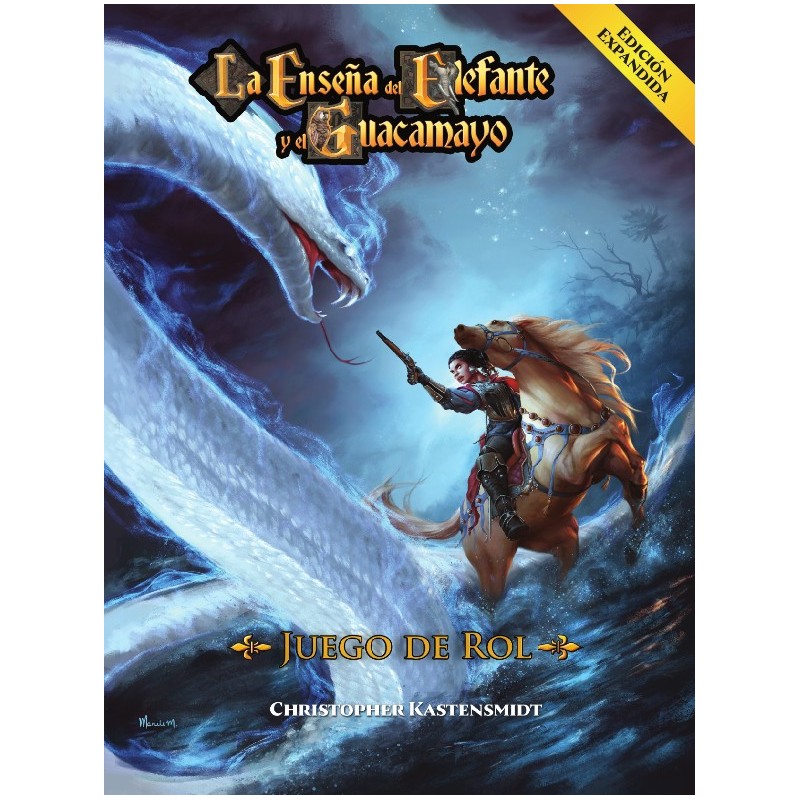 La enseña del elefante y el guacamayo