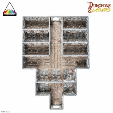 Chambers of Torment Pre-Painted - Dungeons & Lasers (Inglés)