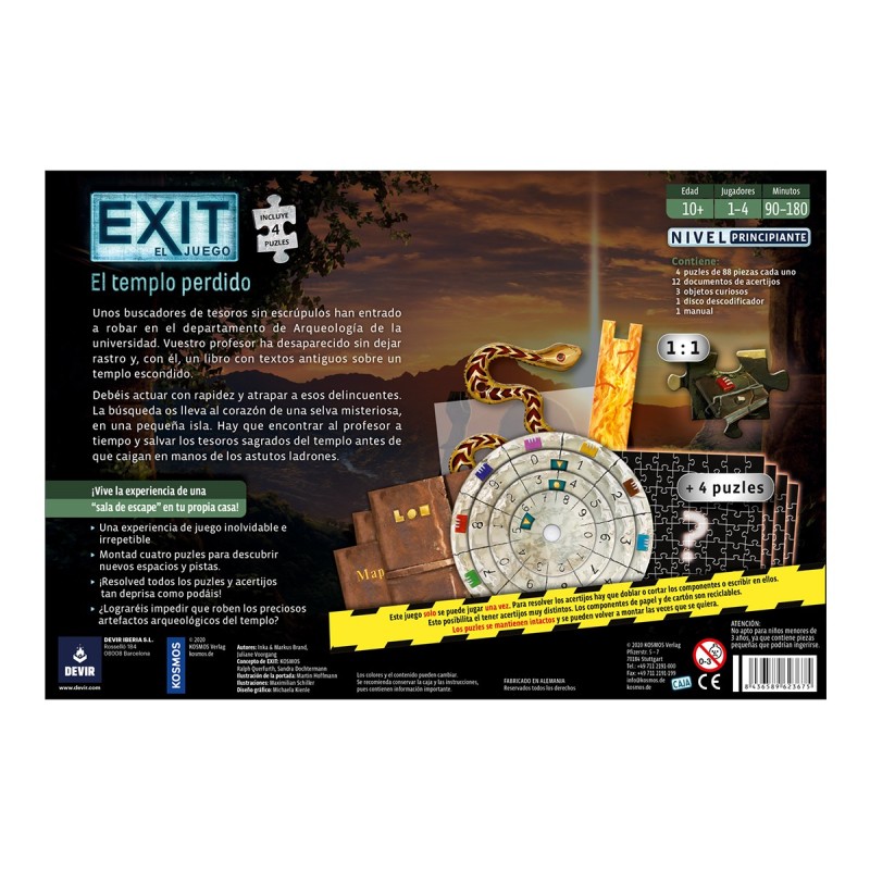 Exit Puzzle: El Templo Perdido