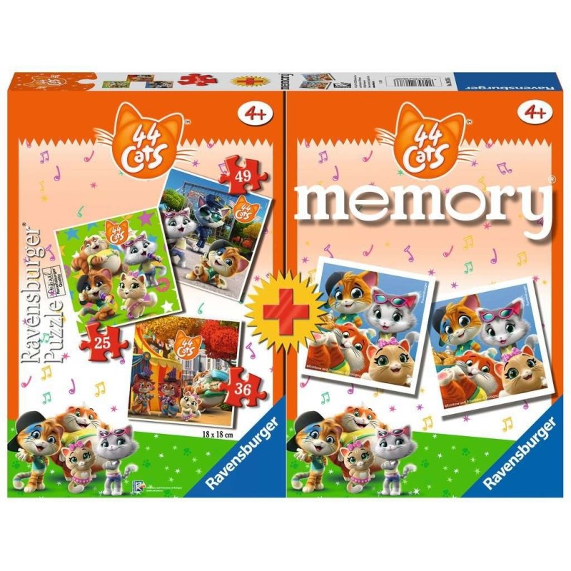 Multipack Memory + 3 Puzzles: 44 Gatti