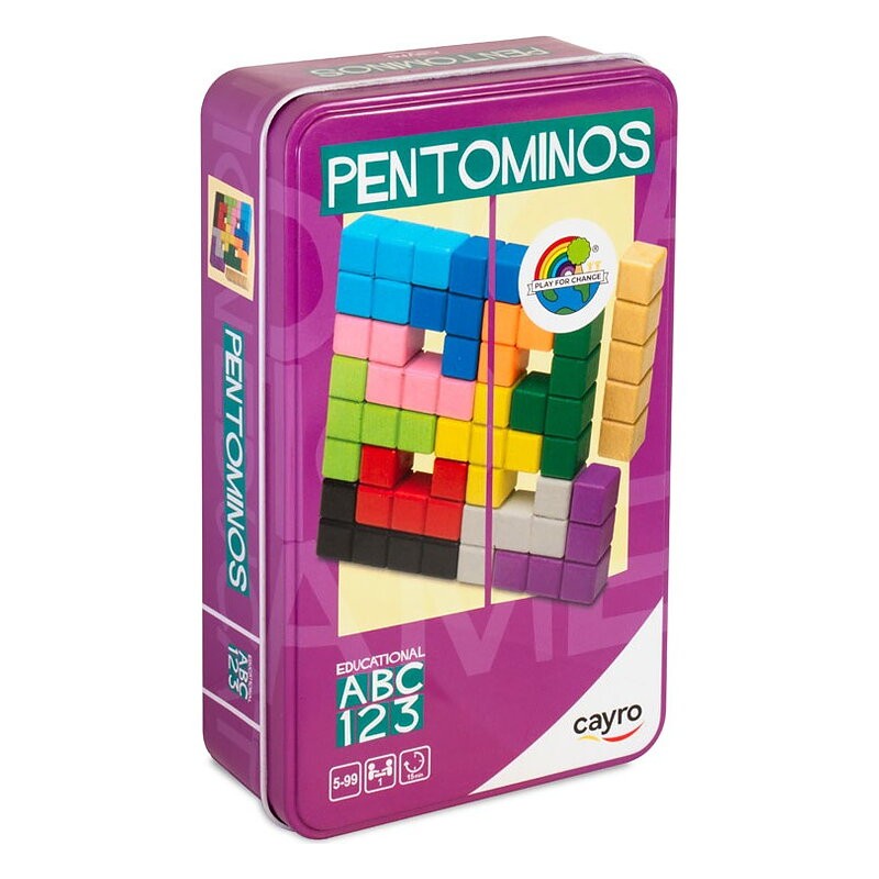 Pentominos Metal Box