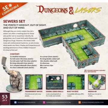 Sewers Set - Dungeons & Lasers