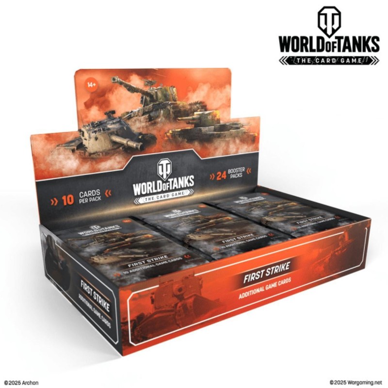 WORLD OF TANKS BOOSTER DISPLAY: FIRST STRIKE 24 x BOOSTER