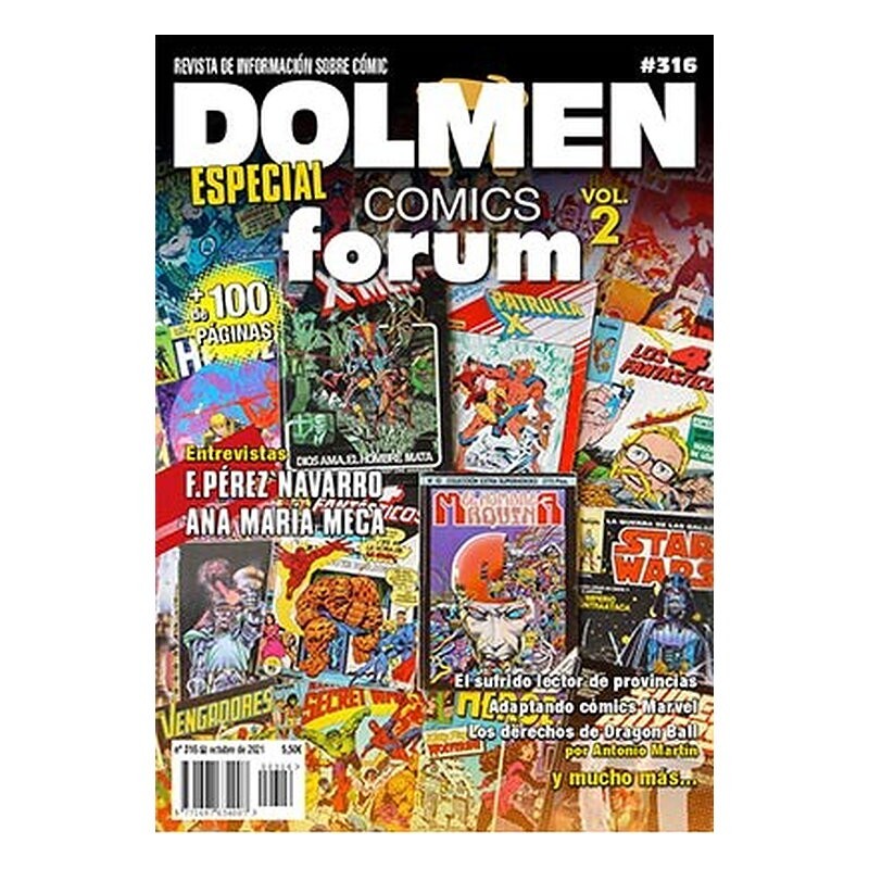 DOLMEN 16. ESPECIAL COMICS FORUM (SEGUNDA PARTE)