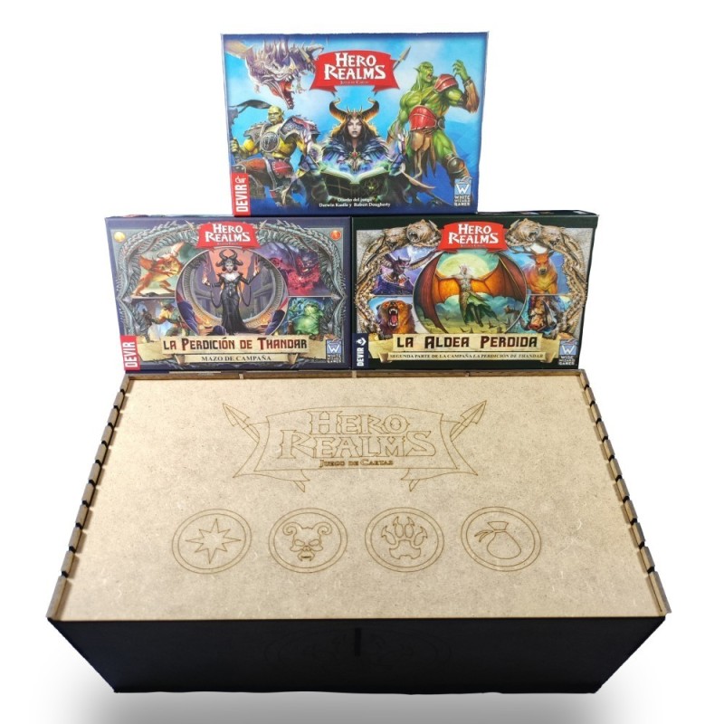 Caja compatible con HERO REALMS (Base + expansiones)