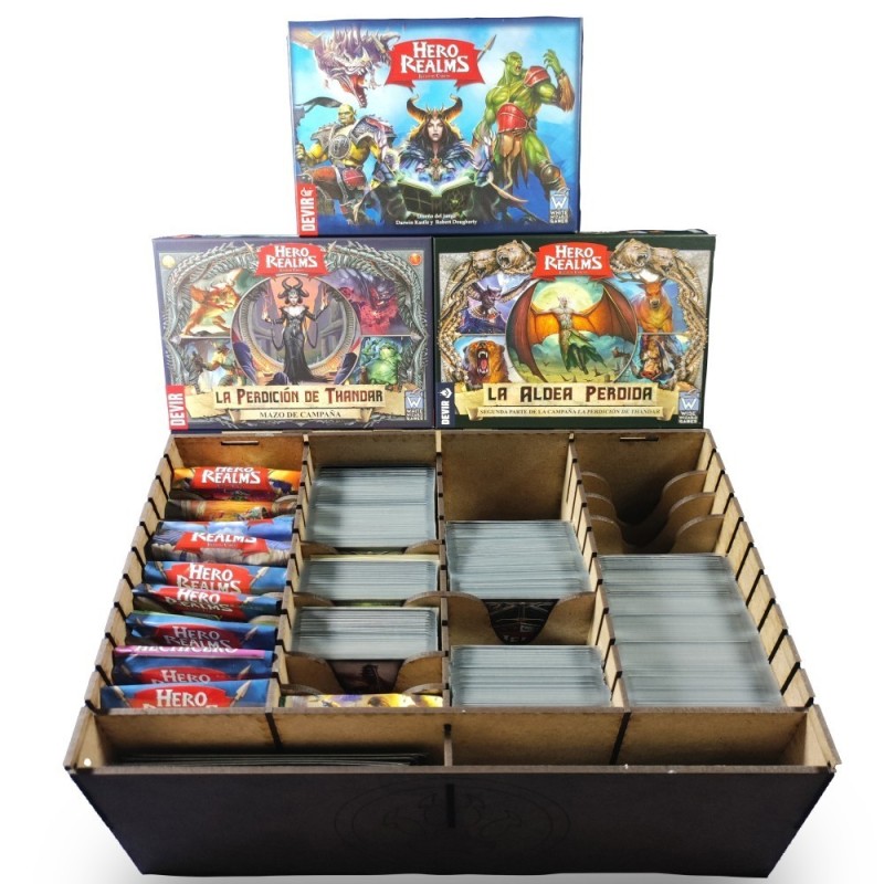 Caja compatible con HERO REALMS (Base + expansiones)