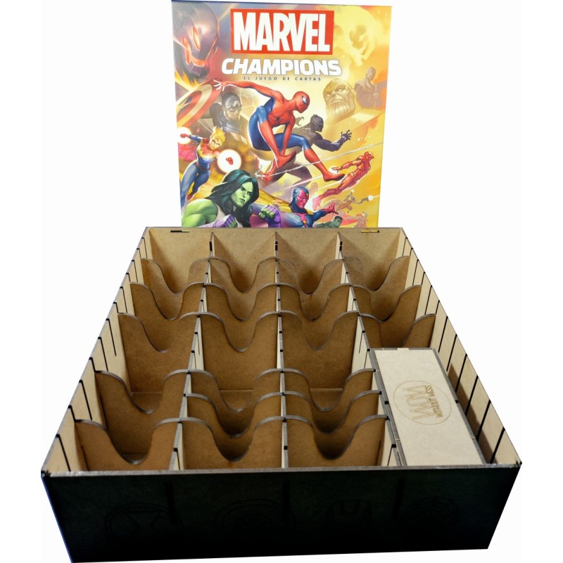 Caja compatible con MARVEL CHAMPIONS (Base + expansiones)