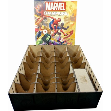 Caja compatible con MARVEL CHAMPIONS (Base + expansiones)