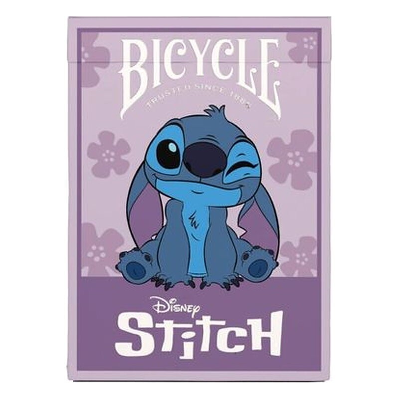 BICYCLE DISNEY STITCH PURPLE BARAJA POKER