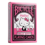 BICYCLE HELLO KITTY BLACK & PINK BARAJA POKER ULTIMATE