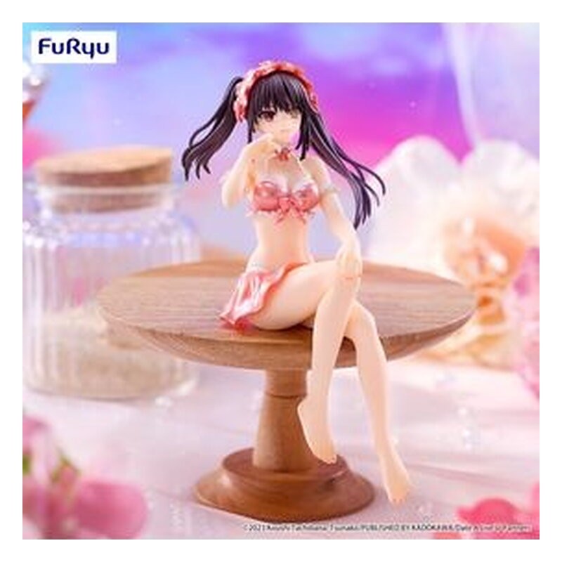 KURUMI TOKISAKI SWIMSUIT PASTEL RED COLOR VERSION FIGURA 15 CM DATE A LIVE V NOODLE STOPPER