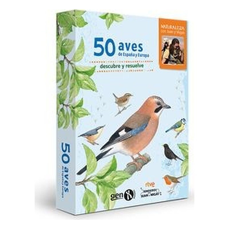 50 AVES DE ESPAÑA Y EUROPA - NATURALEZA CON JUAN Y MIGAS