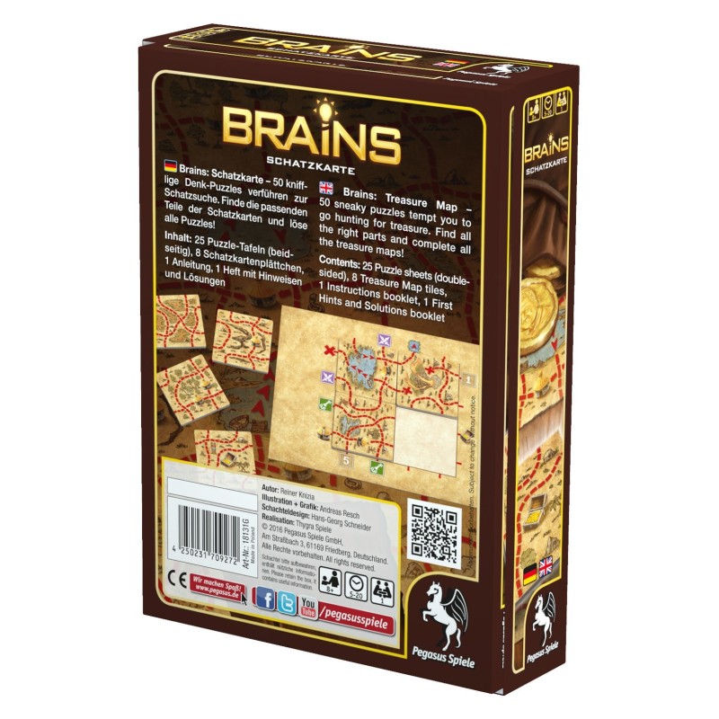 Brains - Schatzkarte (Inglés)