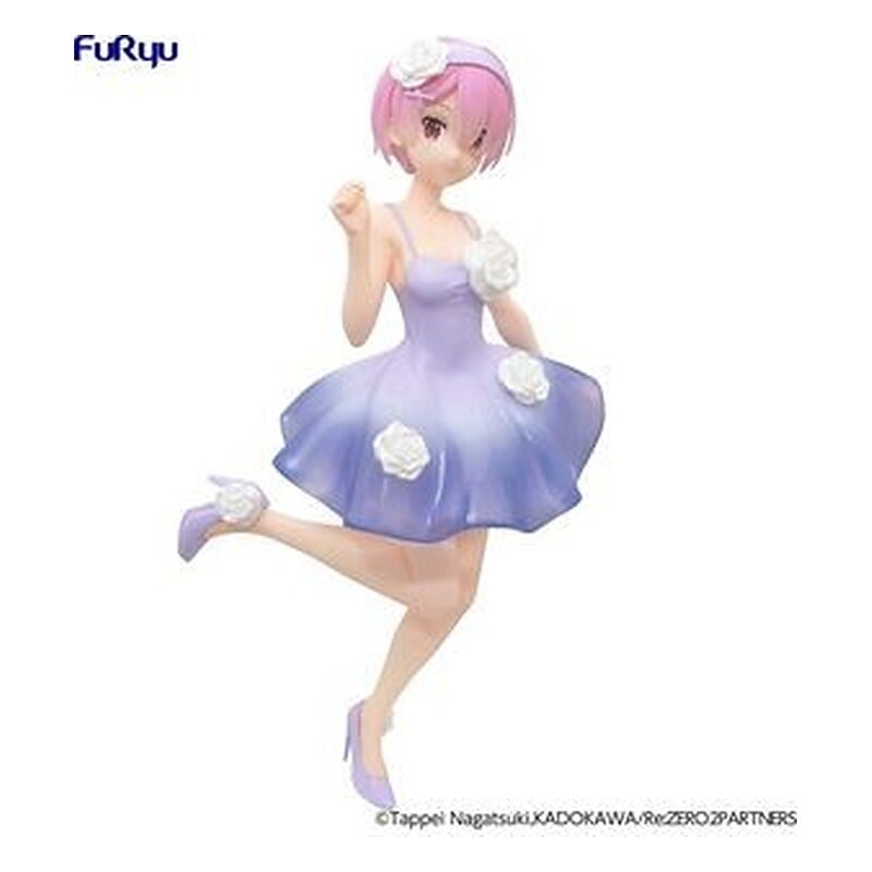 RAM FLOWER DRESS FIGURA 21 CM RE:ZERO SLIAW TRIO TRY IT FIGURE