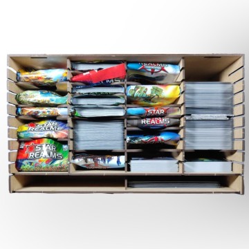 Caja compatible con STAR REALMS (Base + expansiones)