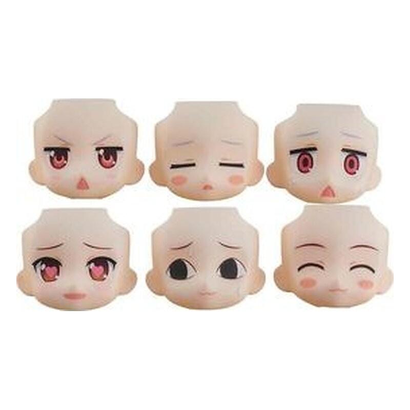 CARAS INTERCAMBIABLES SET 6 UNIDADES 3.5 CM NON NON BIYORI NONSTOP NENDOROID MORE