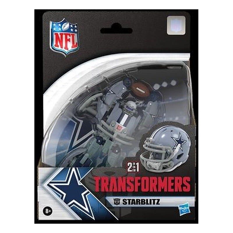 STARBLITZ FIGURA 14 CM DALLAS COWBOYS NFL X TRANSFORMERS COLLABORATIVE