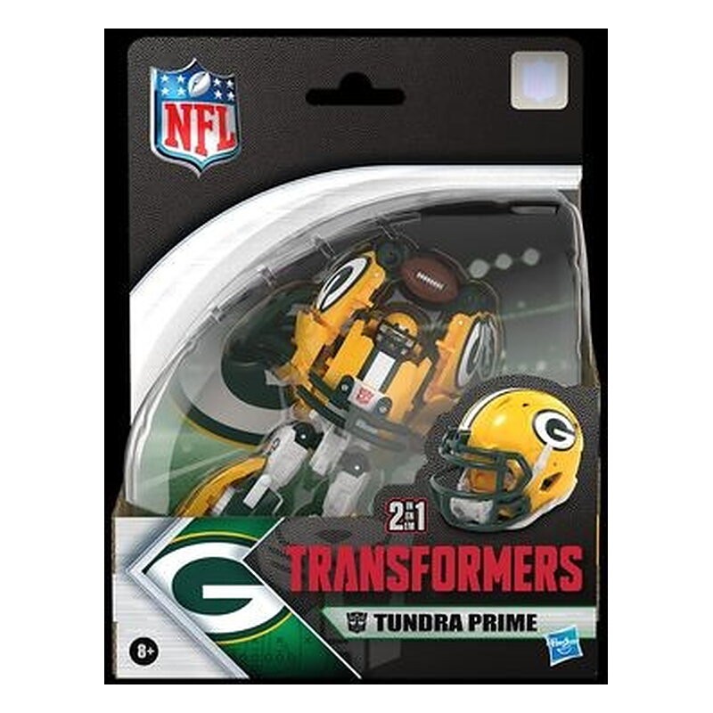 TUNDRA PRIME FIGURA 14 CM GREEN BAY PACKERS NFL X TRANSFORMERS COLLABORATIVE