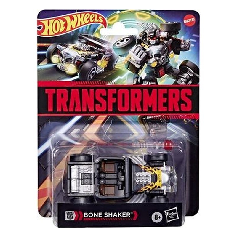 BONE SHAKER FIGURA 12,5 CM HOT WHEELS X TRANSFORMERS COLLABORATIVE