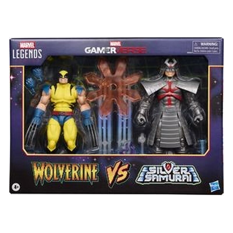 WOLVERINE VS SILVER SAMURAI PACK 2 FIGURAS 15 CM GAMERVERSE MARVEL LEGENDS SERIES