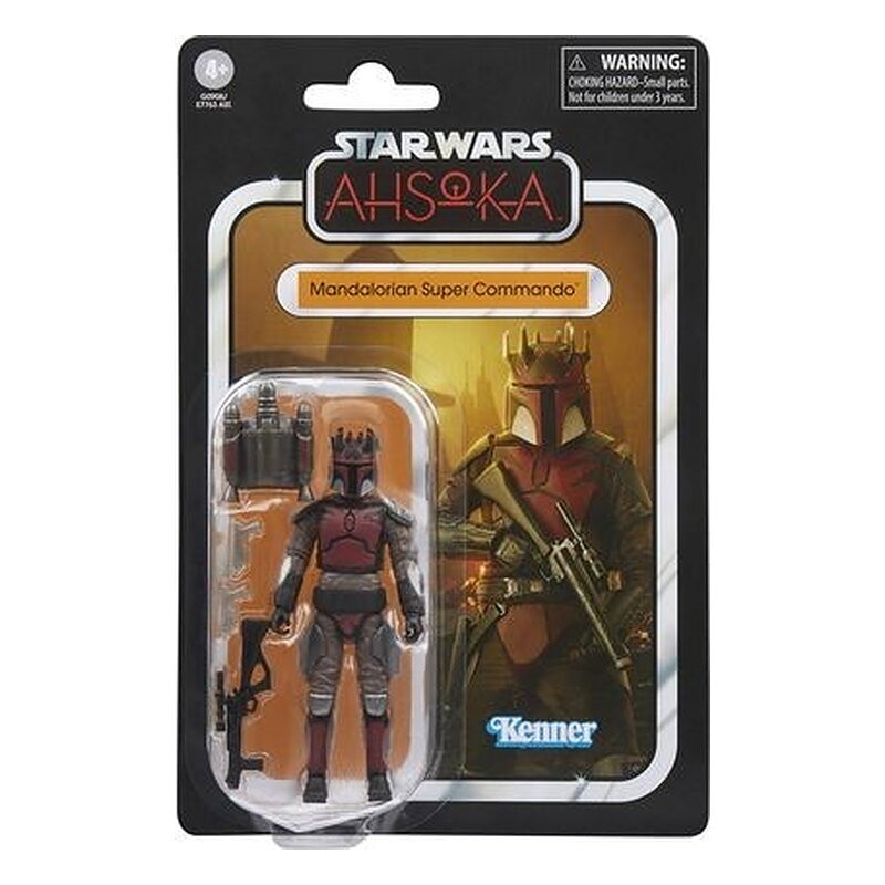 MANDALORIAN SUPER COMMANDO FIGURA 9,5 CM STAR WARS AHSOKA THE VINTAGE COLLECTION