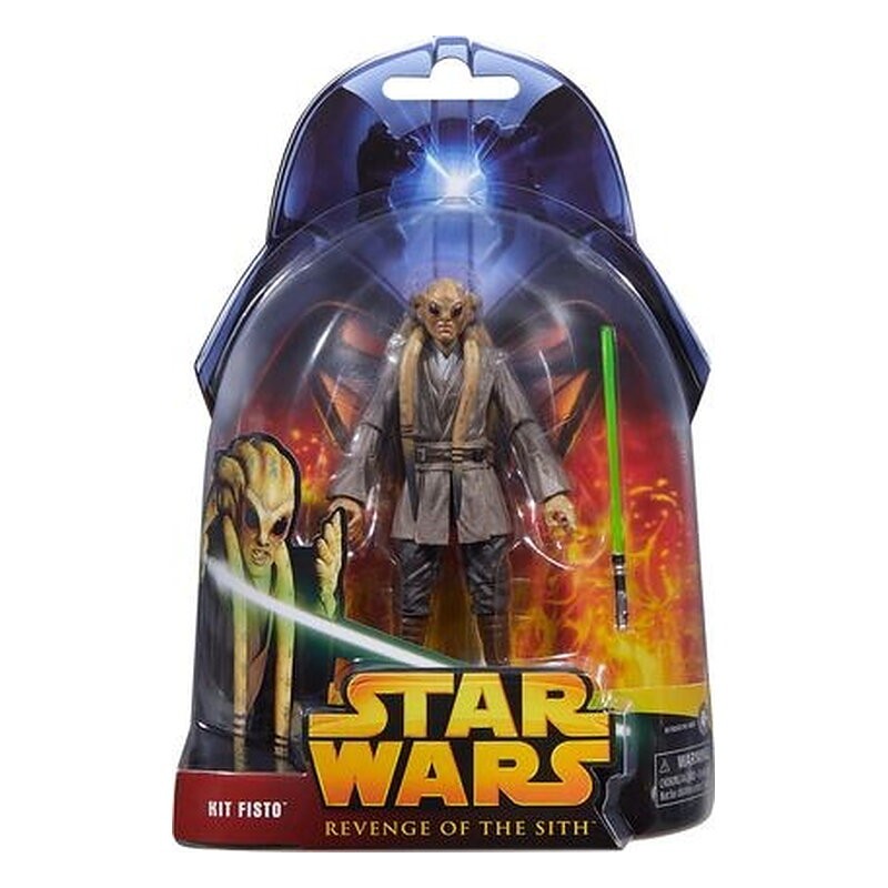 KIT FISTO 20TH ANNIVERSARY FIGURA 15 CM STAR WARS REVENGE OF THE SITH THE BLACK SERIES